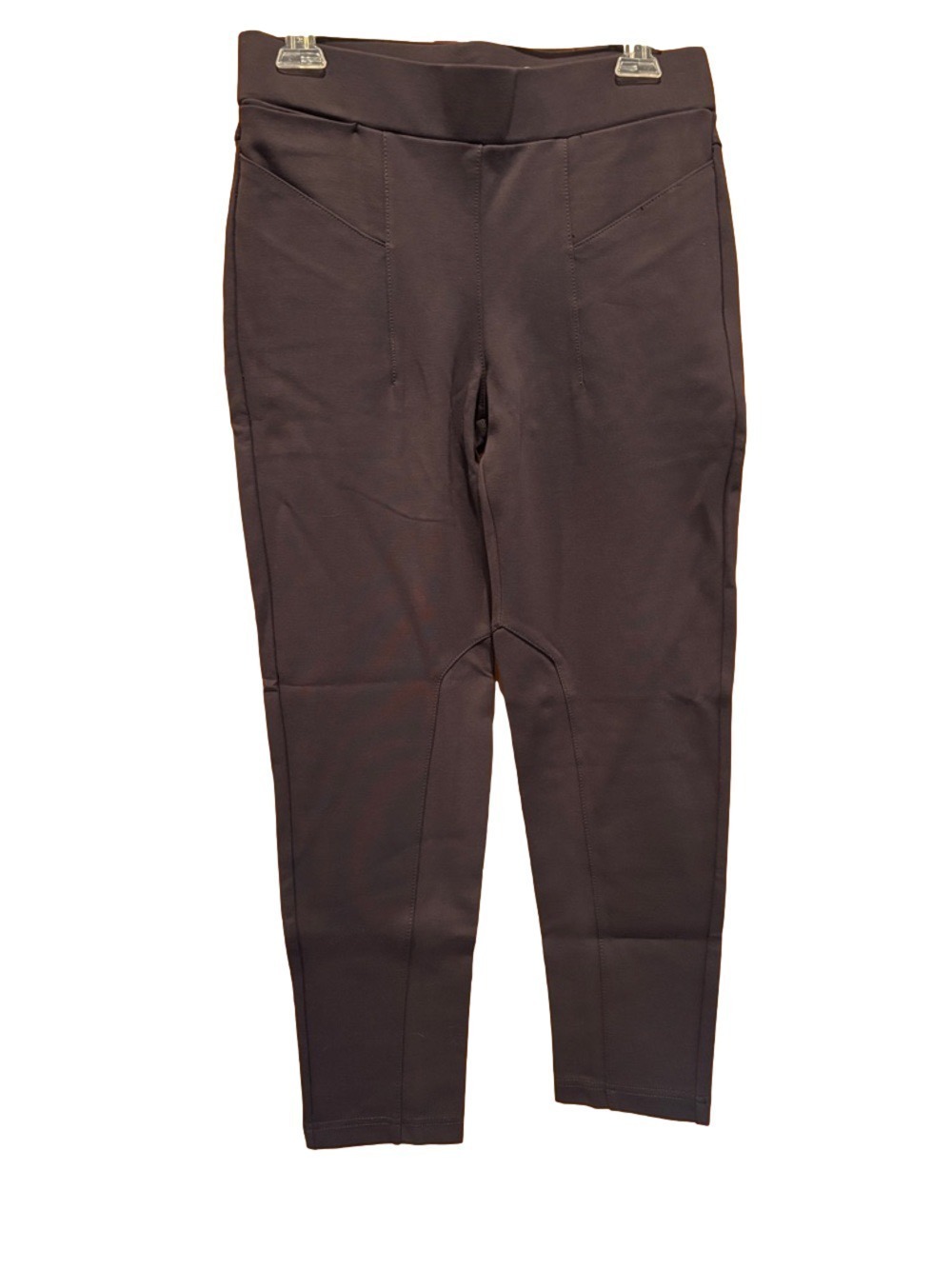 Betabrand 4-Pocket Skinny Dress Pant Yoga Pants Navy Seam Pull On Petite Medium